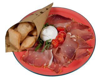Coccoli prosciutto crudo e burrata
