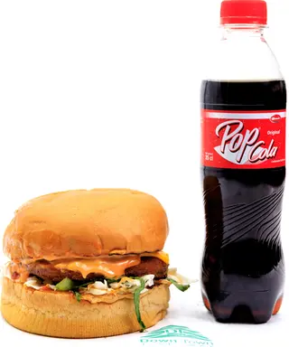 Mayami Chicken Burger + Pop cola