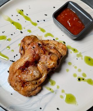 Курочка кімчі з соусом барбекю