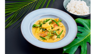 Żółte Curry z warzywami i tofu