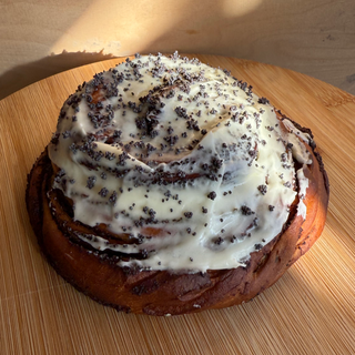 Drożdżówka z makiem i mascarpone 