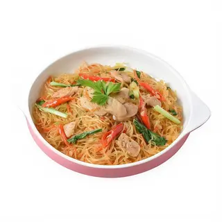 Fideos Fritos Con Ternera
