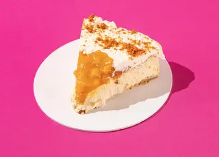 Tarta De Queso Porción Mango, Mascarpone Y Lotus
