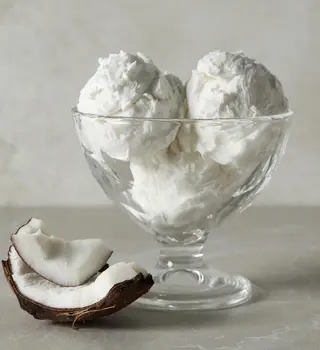 Helado al coco
