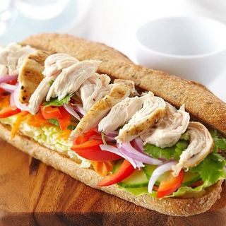 Sandwich dinde avec crème 