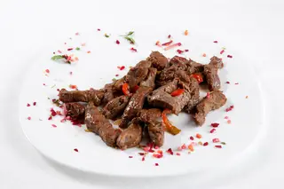 Pastramă de oaie la tigaie