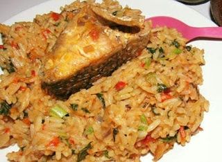 Coconut Rice With Fish