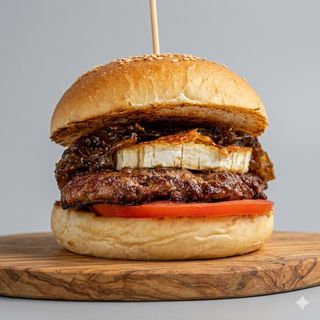Burger Con Queso De Cabra