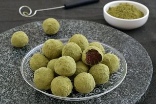 Trufas de té verde