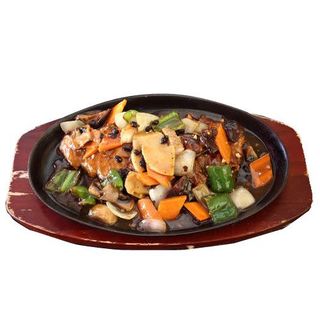 Pato a la plancha de dou chi