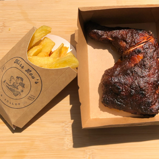 2 Honey Jerk Quarters & Triple-Cooked Fries