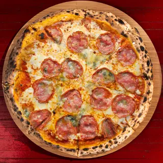 სალიამი ობიანით / Salame with Blue cheese