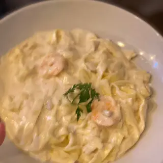 Pasta Gamberetti e Funghi