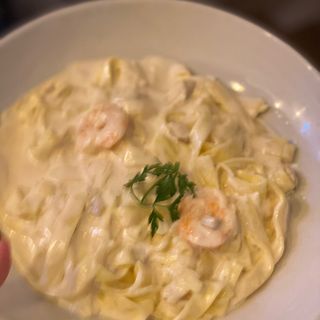 Pasta gamberetti e funghi