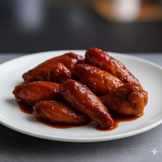 Alitas barbacoa dulce