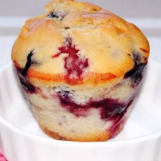 Muffins frutos rojos 