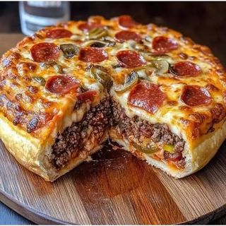Meat Deluxe Pizza Pie
