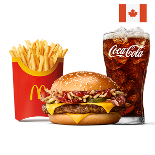 Мейпл Барбекю та Бекон Роял Чізбургер Меню