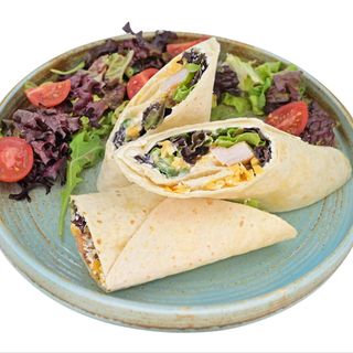 Рапс с пилешко месо и гарнитура (0,250гр)