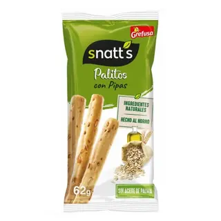 Palitos Pipas Snatt's 62 gr