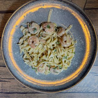 Tagliatelle cu creveti