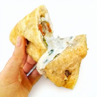 Fiori di zucca ripieni - 2 pezzi