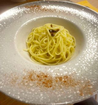 Spaghetti aglio olio e peperoncini 