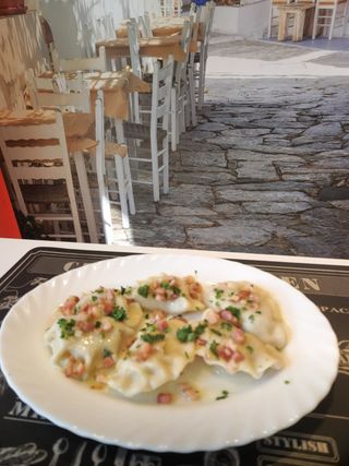 Pierogi z mięsem z opakowaniem