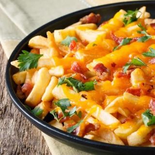 Cheese Fries Queso Y Bacon