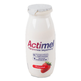 Продукт кисломолочний Actimel полуниця 1,4%, пляшка (100г)