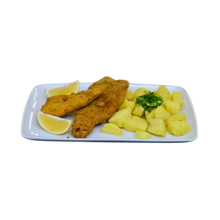 File de păstrăv în fulgi de porumb