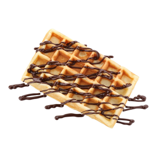 Gofre Con Chocolate Y Helado