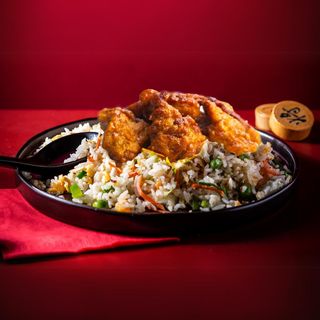 Arroz Frito Con Pollo