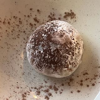 Mochi cremoso de chocolate