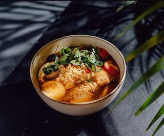 Рамён с курицей