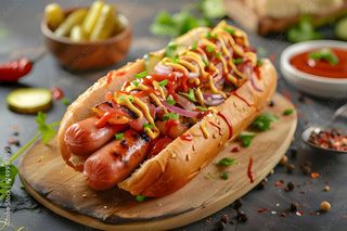 Хот дог 2 сосиски (440г)