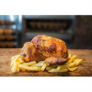 Pollo Con Patatas (Grandes) Y Pan