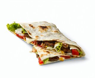 Piadina wrapsausage