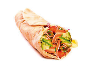 Dürum Vegetal Con Queso