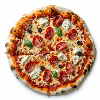 Pizza salamino e brie