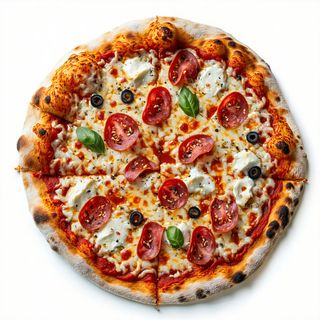 Pizza salamino e brie