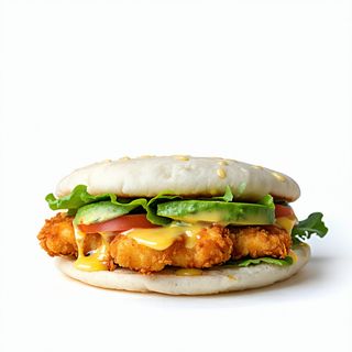 Arepa de pollo empanado