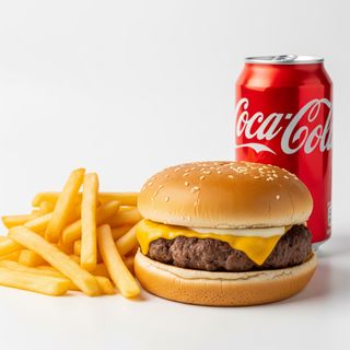 Menú de hamburguesa