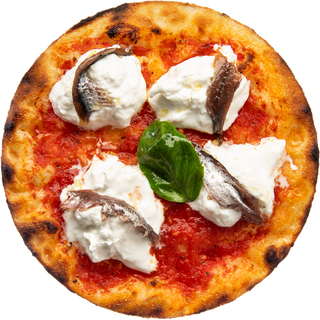 Burrata e alici di cetara