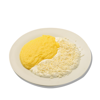 Mamaliguta cu telemea si smantana