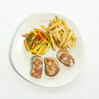 Solomillo De Cerdo Asado Con Papas Salteadas