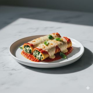 Cannelloni ricotta e spinaci