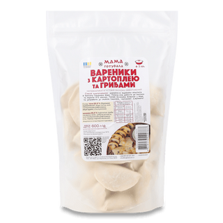 Вареники Мама готувала з картоплею та грибами (600г)