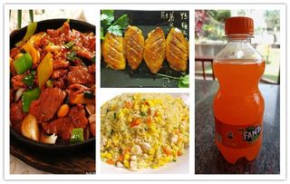 Sizzling Beef + Fried Chicken + Fried Rice + 1 Soda
