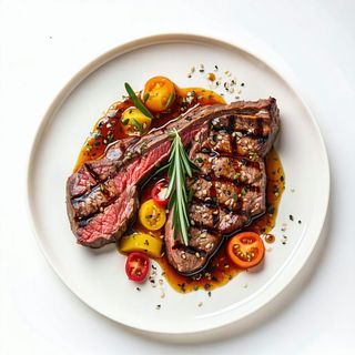 Bistecca di scamone ai ferri